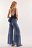 Free People Good Day Wide Leg- Chambray