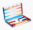Acrylic Backgammon Set- Multicolor