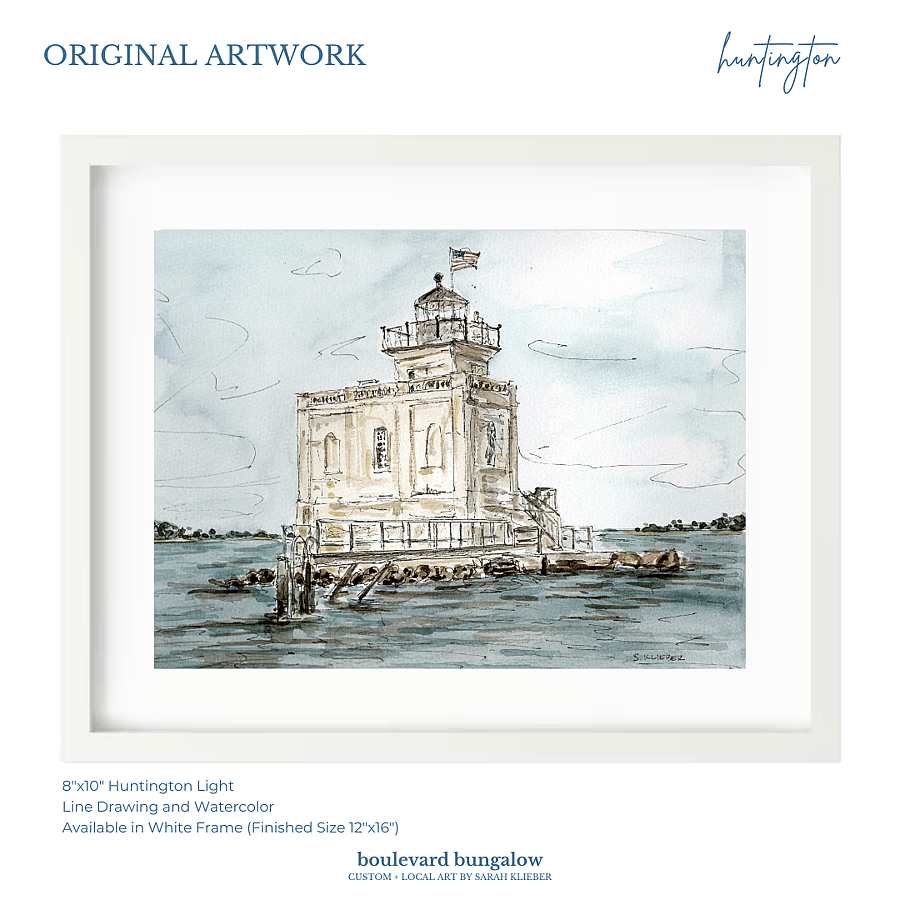 Huntington - Lighthouse 8x10 