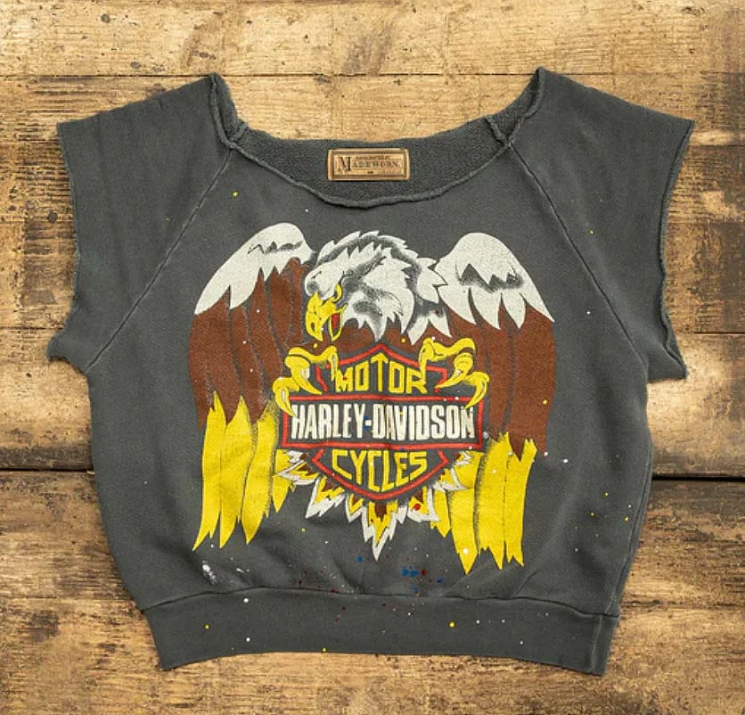 Harley Davidson Shrunken Sweatshirt