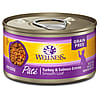 Wellness Complete Health Pate Turkey & Salmon Formula Grain-Free Wet Cat Food Cans