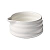 Harmony Leaf Matcha Bowl with Spout - White