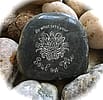 Engraved Rock: 'Do What Sets Your Soul On Fire' | Inspirational Word Stone