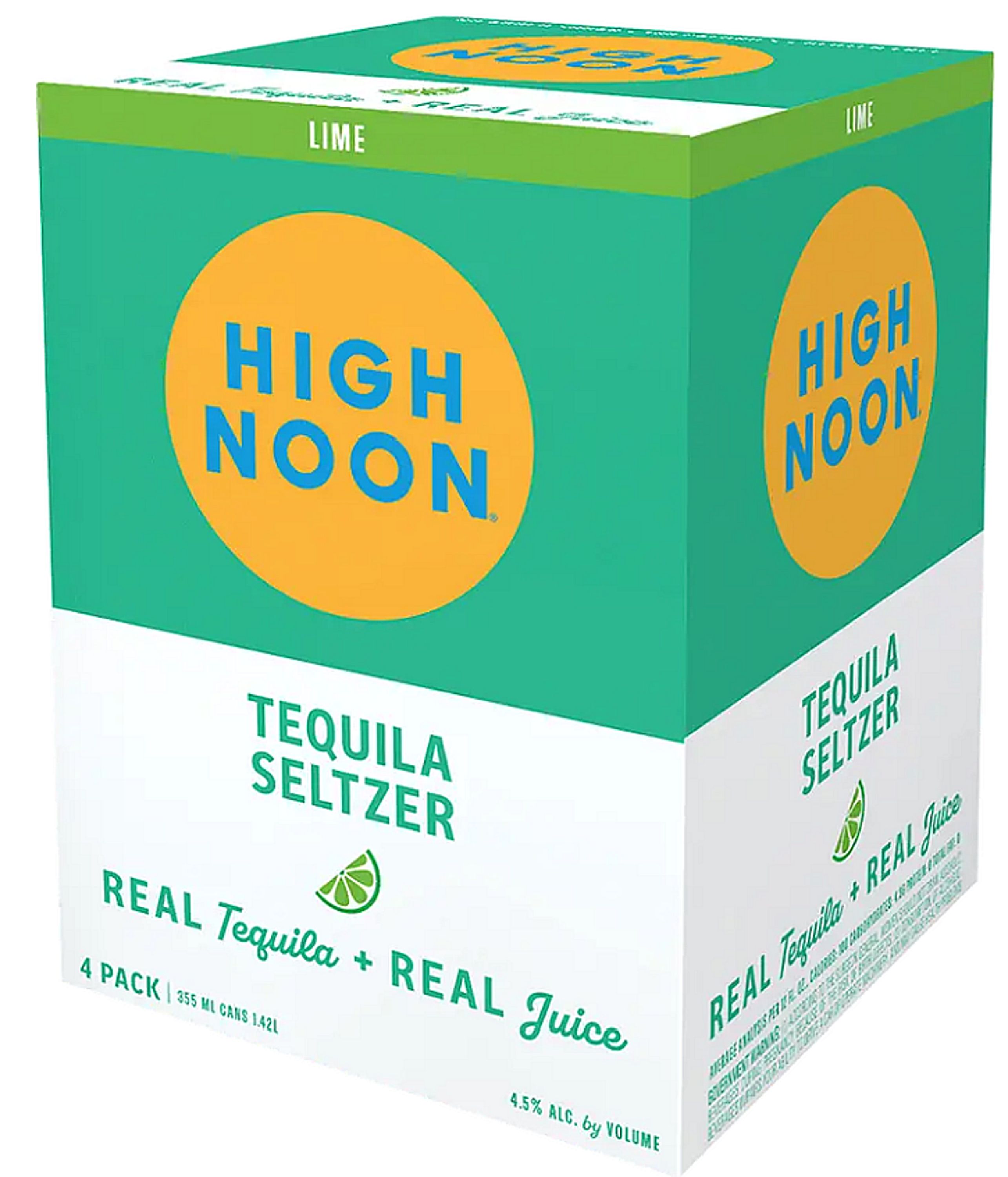 High Noon - TEQUILA Lime & Seltzer Hard Seltzer (355ml 4PK)
