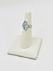 Rainbow moonstone Size 7 Rings Sterling Silver