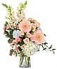 Blushing Horizon Flower Arrangement
