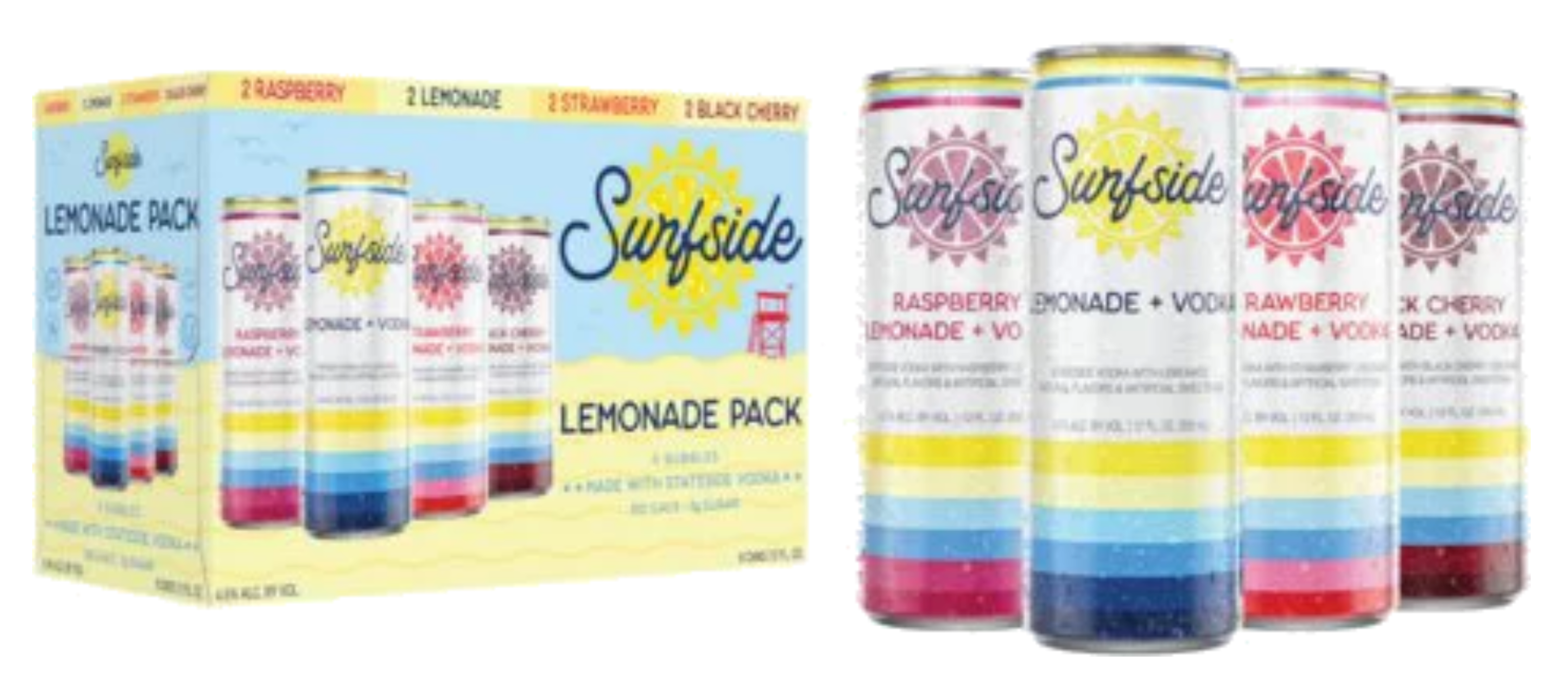 Surfside Lemonade Variety 8 Pack