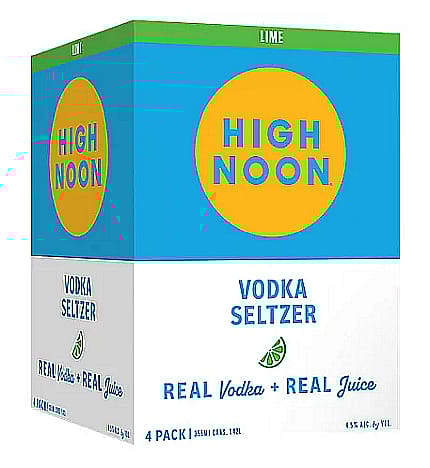 High Noon - Lime Vodka & Seltzer Hard Seltzer (355ml 4PK)