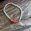 Coral & Opalite Beaded Bracelet