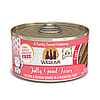 Weruva Cat Pate Jolly Good Fares Chicken & Salmon Dinner in a Hydrating Puree Wet Cat Food Can, 3-oz