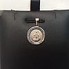 14K White real solid Gold round VIRGIN MARY MIRACULOUS Medal charm pendant 1.20gr