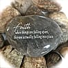 Engraved Rock: 'Faith - When Things Are Falling Apart, They Are Actually Falling Into Place' | Faith Quote | Encouragement Word Stone | Thinking Of You Gift