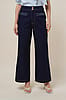 Able Denim Pants with Braided Leather