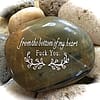 Engraved Rock: 'From The Bottom Of My Heart, Fuck You' | River Word Stone