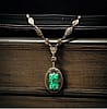 Antique 1920s Art Nouveau Peking Glass Necklace