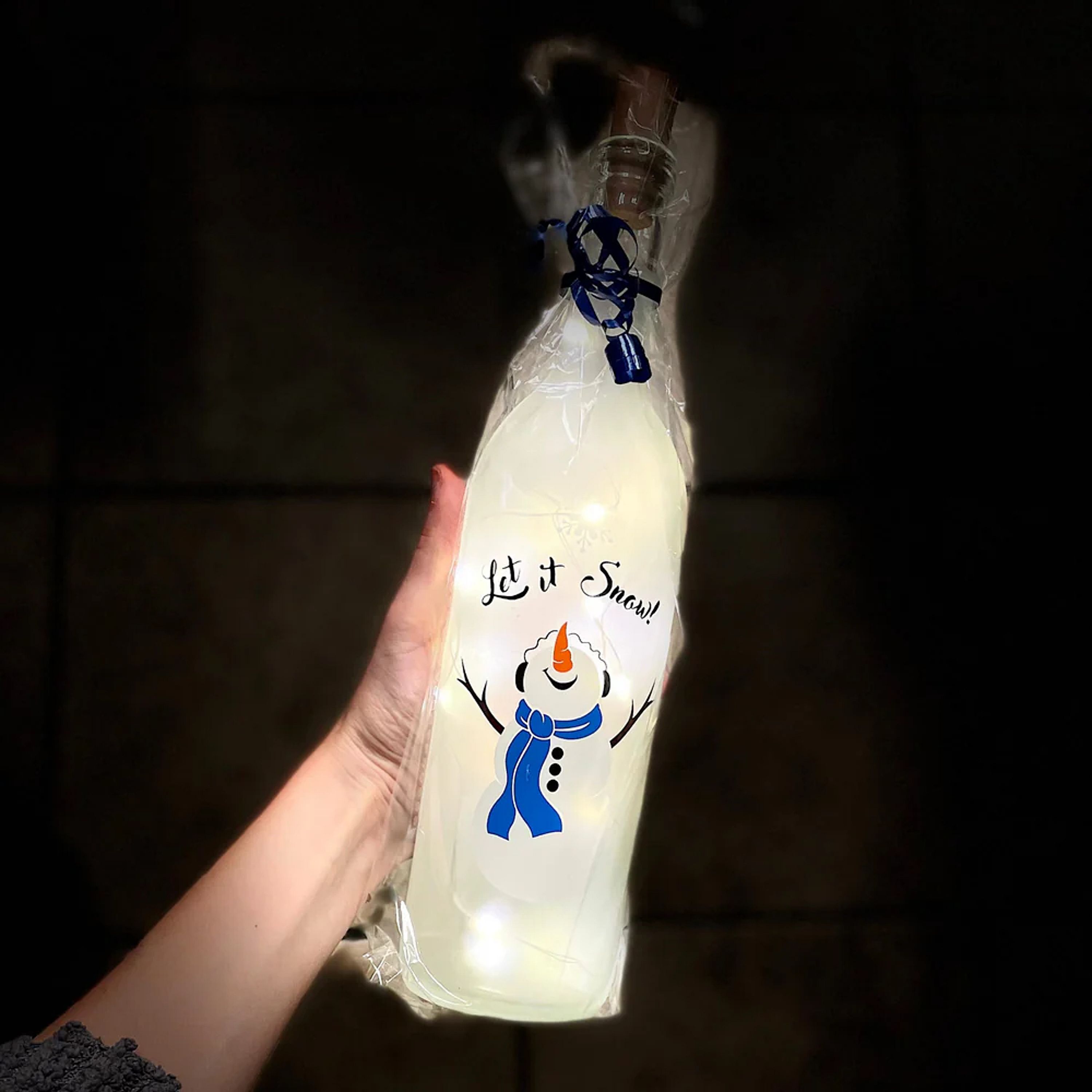 Holiday Light Up Bottle Candles