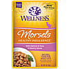 Wellness Healthy Indulgence Morsels with Salmon & Tuna in Savory Sauce Grain-Free Wet Cat Food Pouches, 3-oz