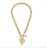 Susan Shaw Heart toggle necklace