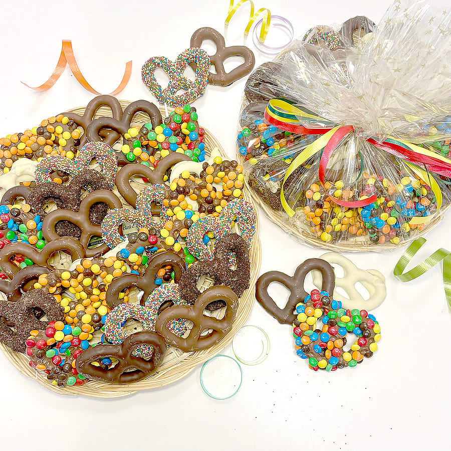 Gift Platter - Chocolate Covered Pretzels