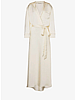 Satin Dress with Sash