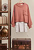Audra Exposed Seam Sweater