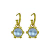 Deco-Bloom Drop Earring Tanzanite Blue