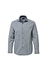 Charcoal Herringbone Dress Shirt