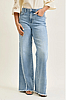 Judy Blue High Waist Retro Jean With Raw Twisted Outseam