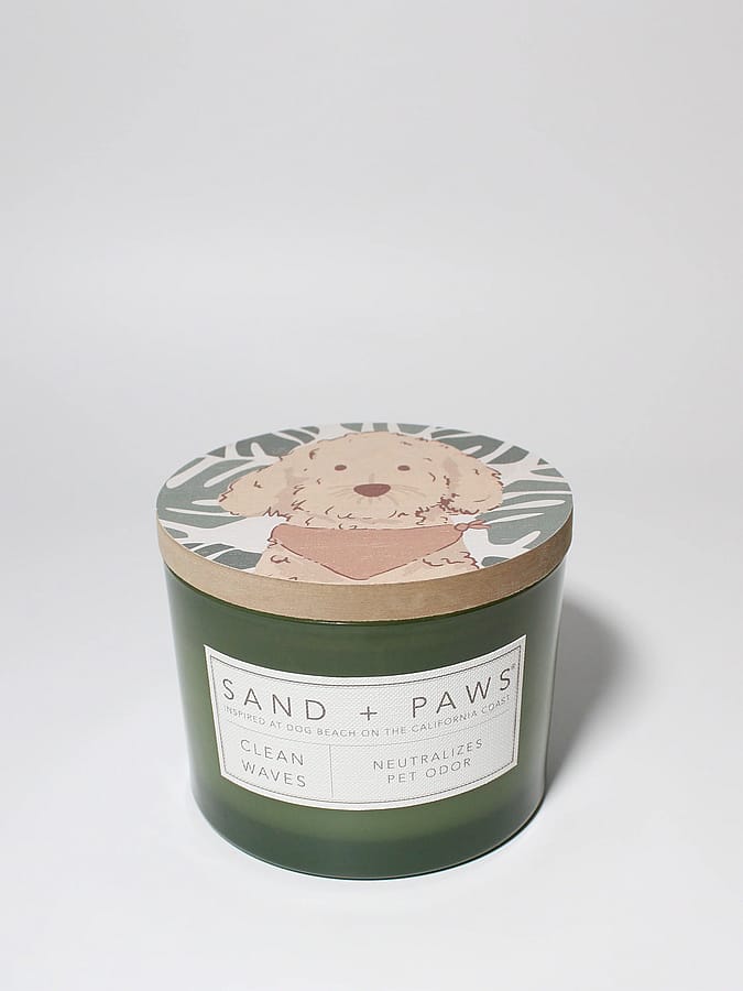 Sand + Paws Scented Candle