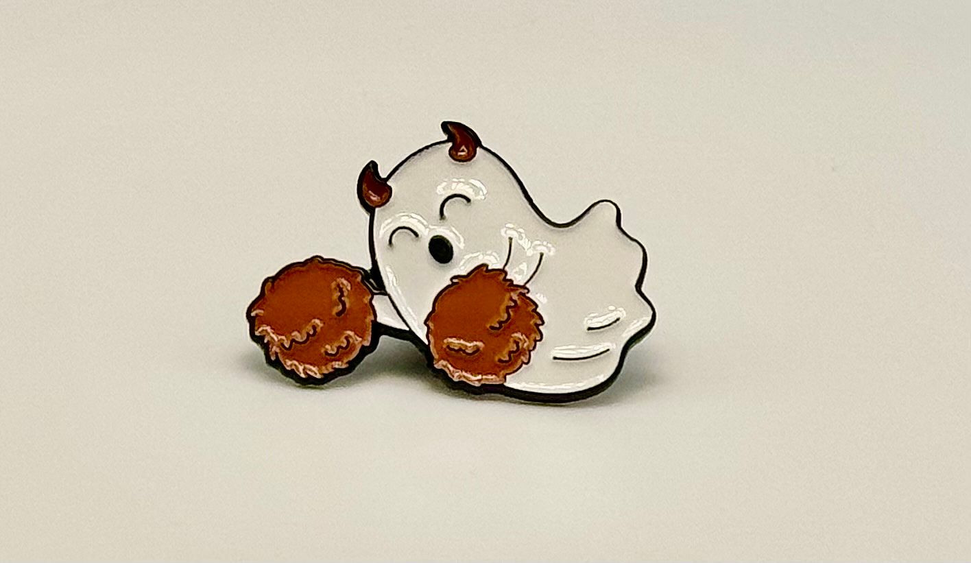 “Haunted Hotties” Ghost Pin Set (4-Pack, Limited Edition)