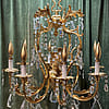 Antique French Bronze Chandelier