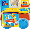 Mega BLOKS Toddler Building Toy Set, Block Spinning Wagon with 20 Pieces and Storage