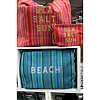 Quilted Koala Pink Stripe Sea Salt Sun Tote Bag