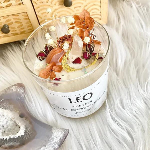 Leo Horoscope Candle