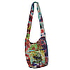 T/D Elephant Print Crossbody Bag 