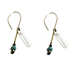 Lemurian Quartz Earrings