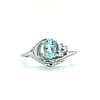 Petite Aquamarine Cocktail Ring