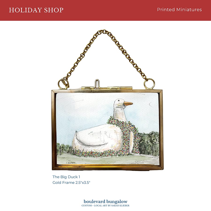 The Big Duck with Wreath – Option 1 – Printed Miniature
