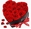 Red Rose Heart Box (Preserved)