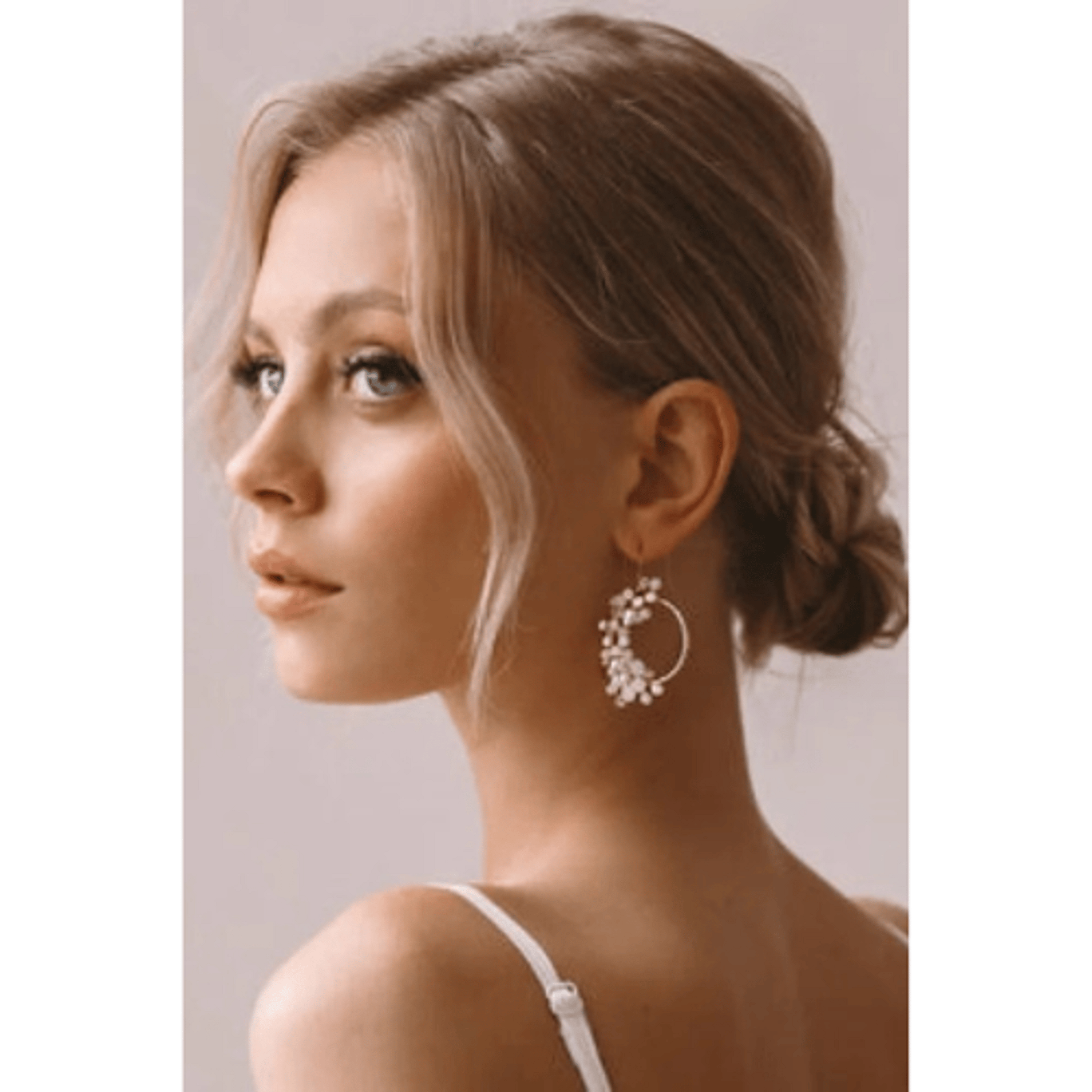 Heirloom Bridal Azalea Fleur Earrings