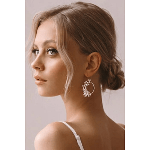 Heirloom Bridal Azalea Fleur Earrings