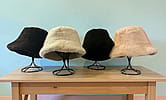 Bucket Hat, Faux Mink Hat