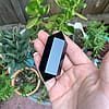 Double Terminated Black Obsidian Point