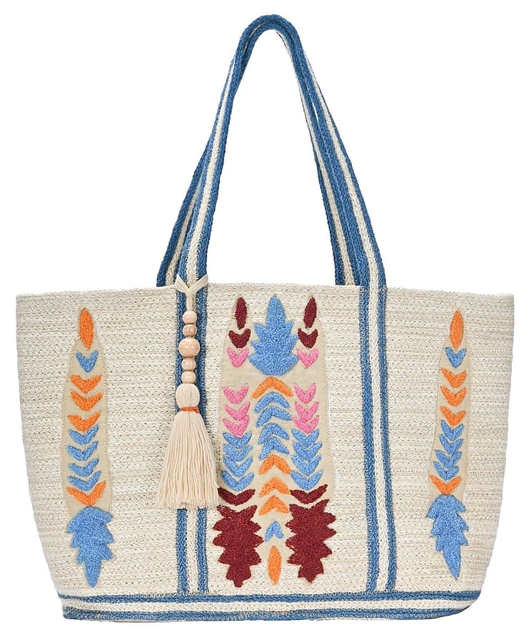Mila Boho Beach Jute Tote