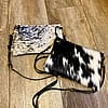 Cowhide crossbody purse