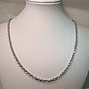 20 Inches Mens Ladies GP 925 Sterling Silver Cable Box Italy Chain Necklace