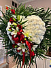 Closed Carnation Sympathy Heart