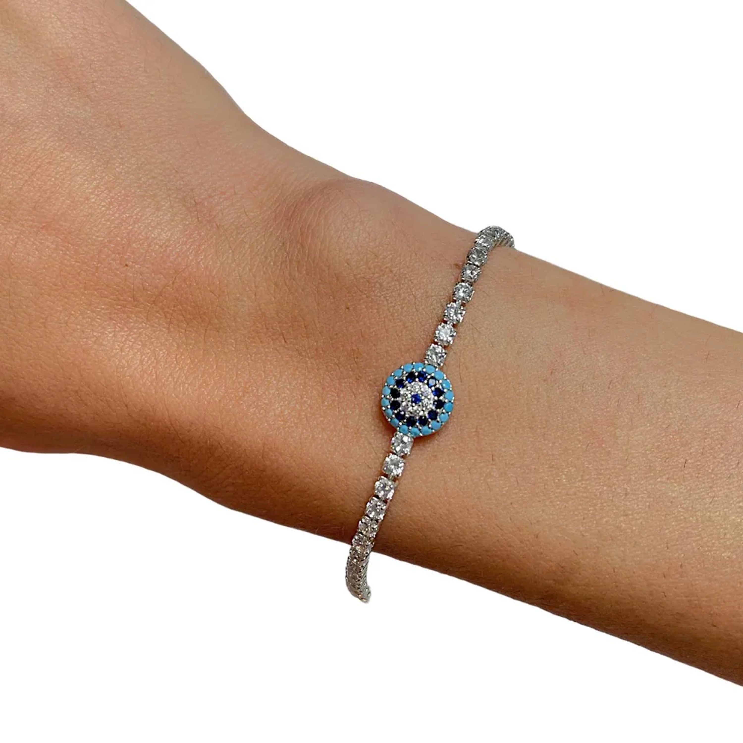 Private Label Evil Eye Zircon Bracelet