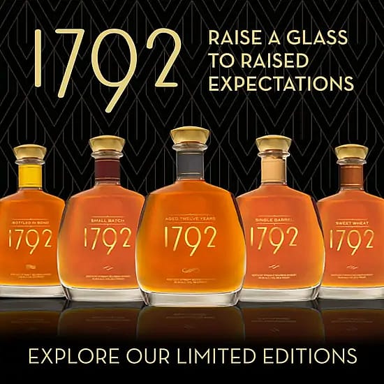 1792 Small Batch Kentucky Straight Bourbon Whiskey 93.7 Proof (1.75 L)