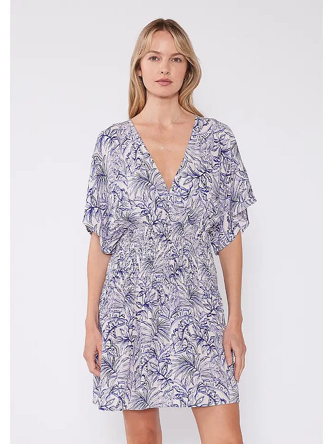 Lovestitch Lilac Kimono Dress (Large)